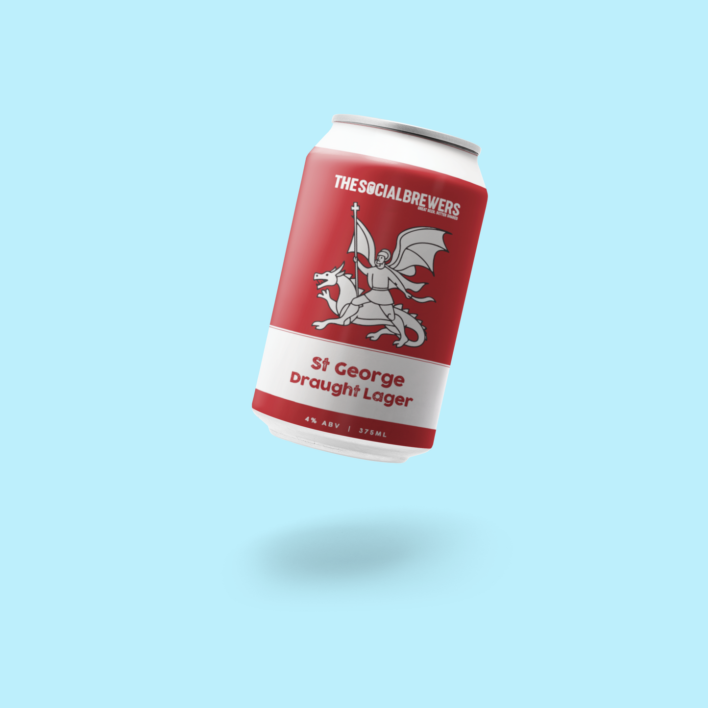 St George Draught Lager - 375mL Cans