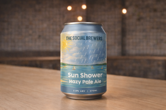 Sun Shower Hazy Pale Ale - 375mL Cans - Pre Order for 13 March Delivery